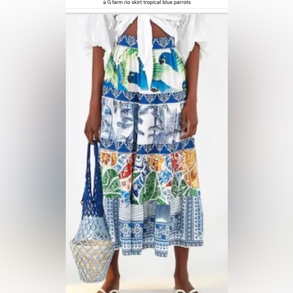 Farm Rio Tropical Skirt
